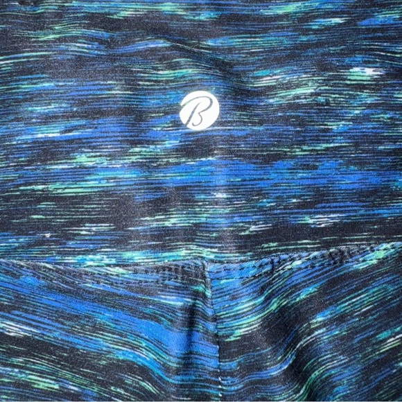 Balance Collection Blue Patterned Leggings - Picture 2 of 5